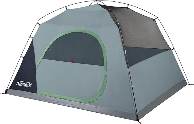 Coleman Skydome Tent with 5 Minute Setup,Weatherproof Tent with Rainfly & Carry Bag, 20% More Headroom Than Traditional Canopies