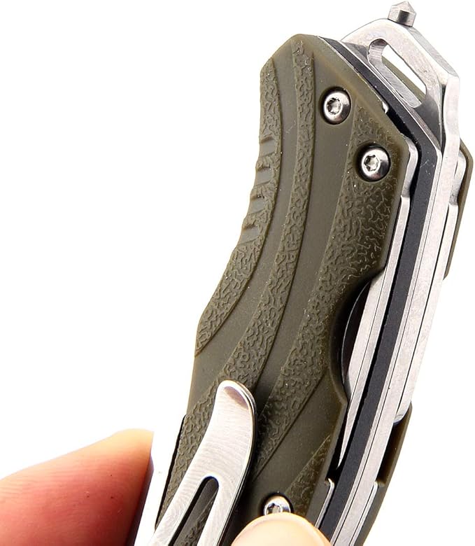 Sanrenmu 7098 Liner Lock Pocket Folding Knife Multitools 12C27 Blade PA66+GF Handle