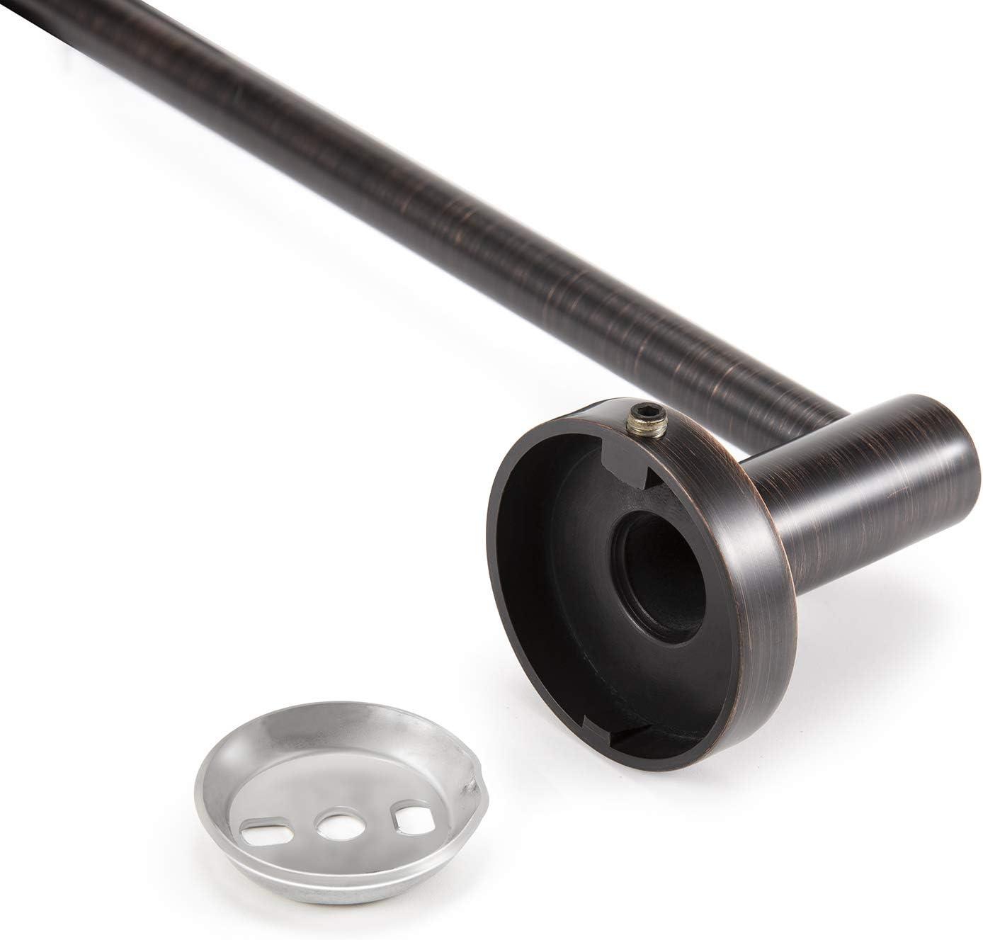 JiePai Bath Towel Bar,Stainless Steel Towel Rack Bathroom Towel Holder Wall Mount Kitchen Dish Cloth Hanger (Oil Rubbed Bronze, 24 inch)