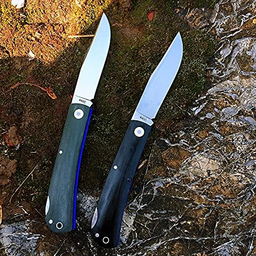 Watchman Brother1512 Blade Knife Mircarta Grips Lock Back Pocket Knife … (Green Micarta)