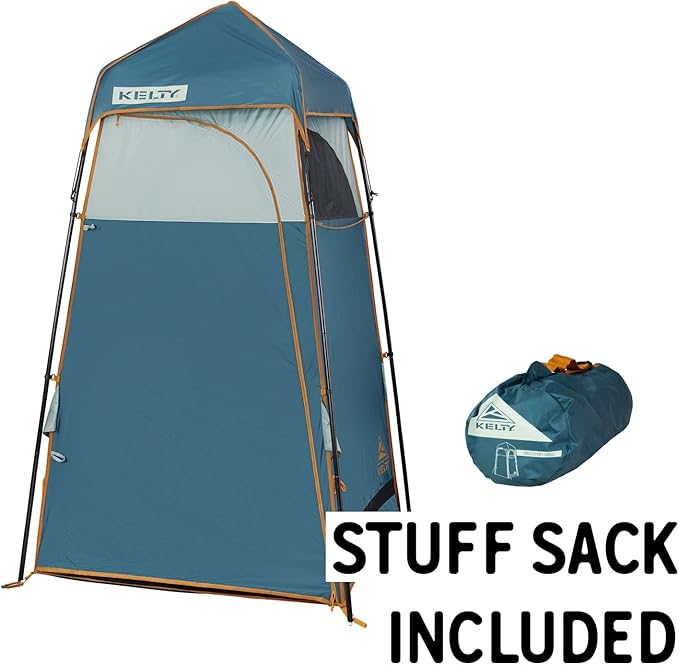 Kelty Discovery H2GO Privacy Shelter, Campsite Shower and Changing Shelter, Zippered Entry, Steel Pole Frame, Freestanding