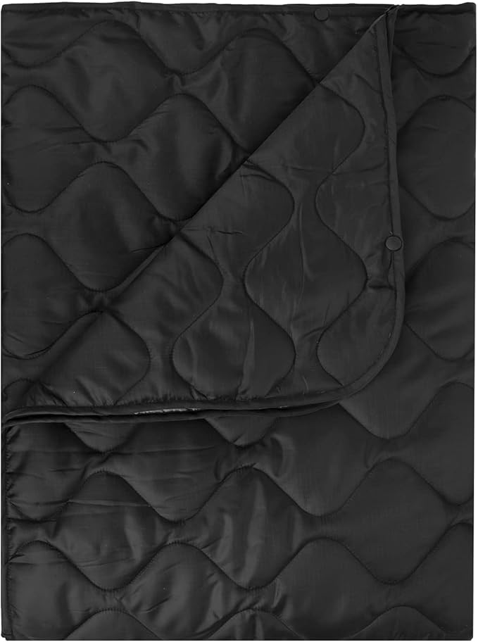 Military Poncho Liner 55”x 79” Camping Blanket Woobie Compact Waterproof for Travel Stadium Outdoor Camping