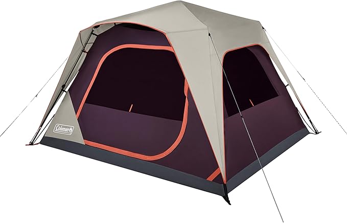 Coleman Skylodge Instant Camping Tent, BlackBerry