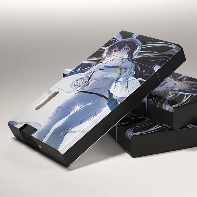 Anime Girl Windproof Butane Jet Torch Lighter,Funny Cool Lighters,Adjustable Jet Flame Torch,Refillable,Grill BBQ Candle Camping(Without Gas)