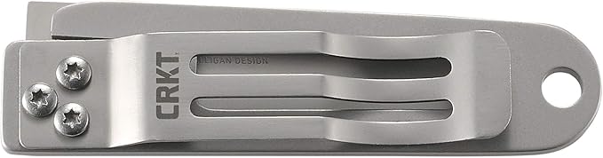 CRKT K.I.S.S. EDC Folding Pocket Knife: Compact Everyday Carry, Dual Grind Tanto, Frame Lock, Skeletonized Handle, Pocket Money Clip, Retail Packaging, 5500C