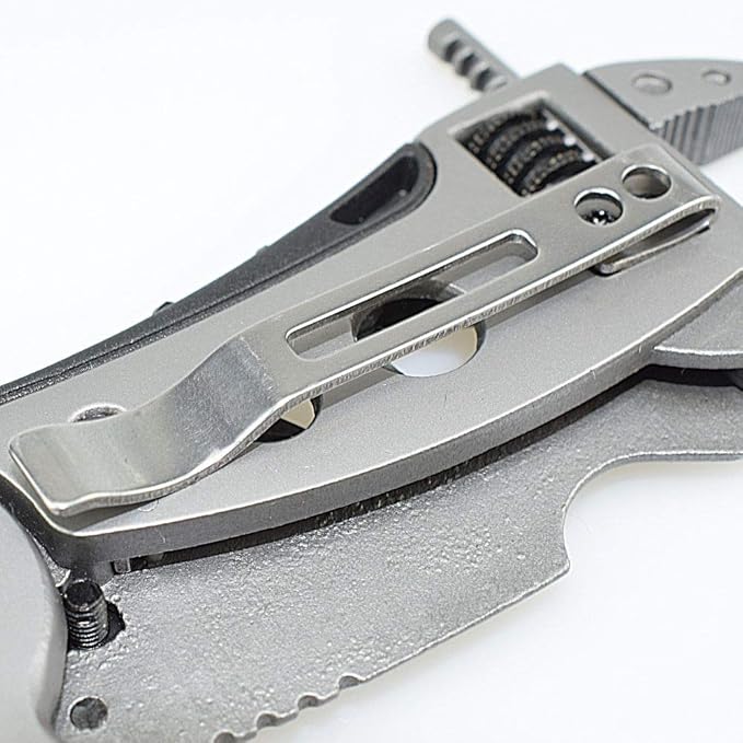 Outdoor Camping Portable Multi-Purpose Folding Multitool silver Pliers Pocket mini Knife Screwdriver Set Bottle Opener Adjustable Wrench Kit Jaw Spanner Repair Manual Survival Defence Multifunctional