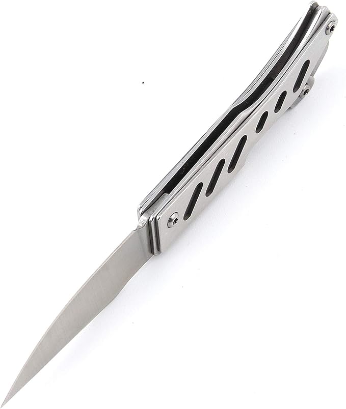 Sanrenmu 4058 Mini Steel Back Lock Folding Knife