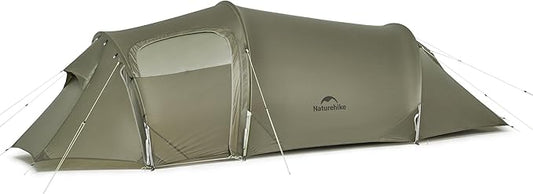 Naturehike Opalus 2/3 Person Tunnel Tent, Lightweight Backpacking Tent with Vestibule, Double Wall 4 Season Tents for Camping