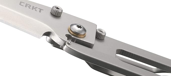 CRKT K.I.S.S. EDC Folding Pocket Knife: Compact Everyday Carry, Dual Grind Tanto, Frame Lock, Skeletonized Handle, Pocket Money Clip, Retail Packaging, 5500C