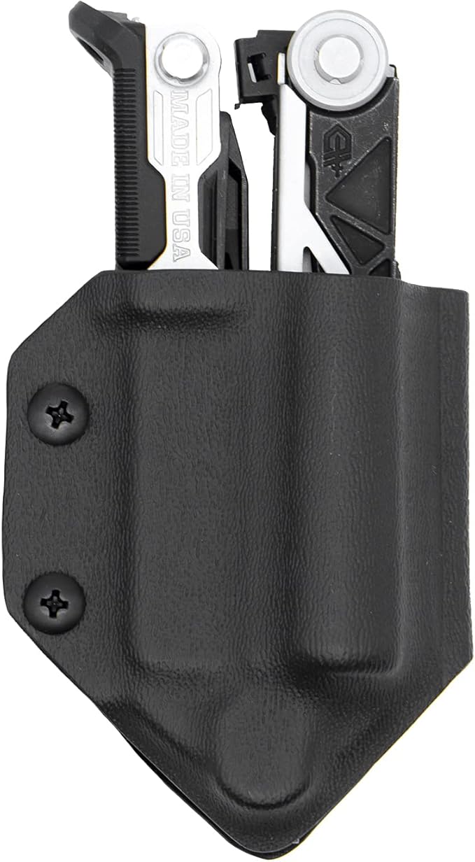 Clip & Carry Kydex Multitool Sheath for Gerber Center-Drive w/Optional Bit Sidecar Holder ~ Made in USA (Multi-Tool & Bits not Included) Multi Tool Holster