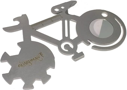 Bicycle 10-in-1 Multitool Card Every Day Carry Pocket Tool, Father’s Day Gift, Bike Lovers, Fits on Keychain, Stocking Stuffer Christmas Gift For Dad & Men - Under 10 Dollars