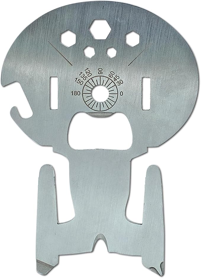 Star Trek: The Next Generation U.S.S. Enterprise-D 8-In-1 Multitool Kit | Includes Screwdriver, Wrench, Bottle Opener, Cord Cutter, Protractor, Hand Tools | Portable Survival Camping Tool