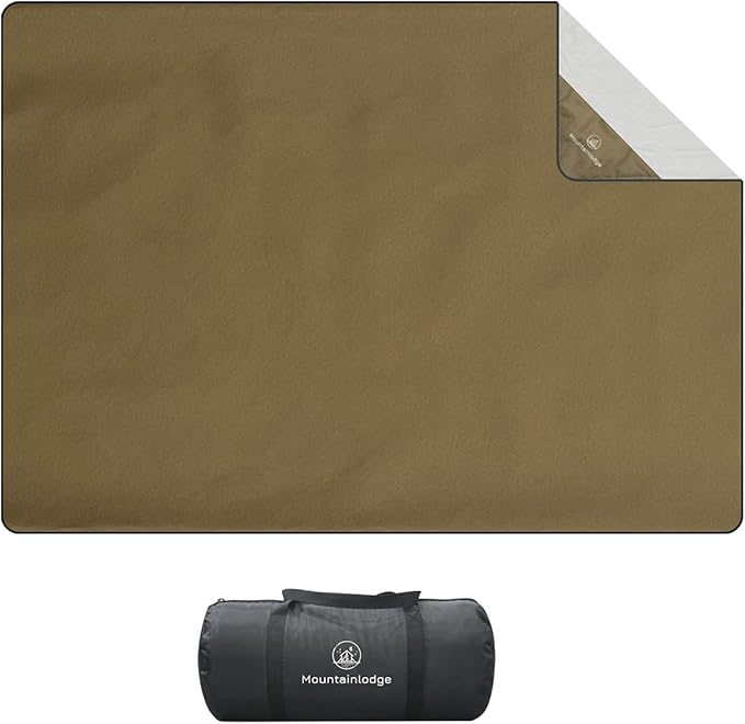 Outdoor Durable 210D Nylon Oxford Camping Blanket for Adult&Kids&Pets,Portable Packable Wterproof Blanket for Travel,Backpacking and Take Pets a Short Rest. (Loose covershell)