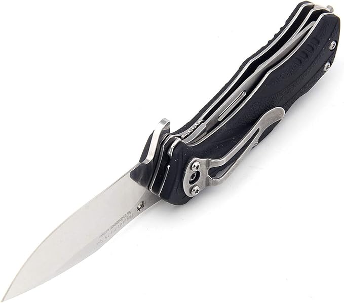 Sanrenmu 7098 Liner Lock Pocket Folding Knife Multitools 12C27 Blade PA66+GF Handle