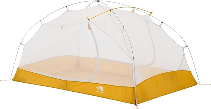 THE NORTH FACE Trail Lite 2 Tent - 2-Person, Khaki Stone/Arrowwood Yellow