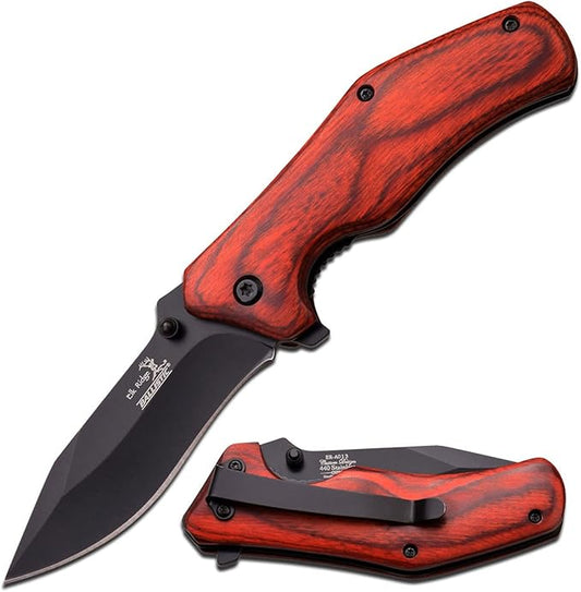 Elk Ridge ER-A013PW SPRING ASSISTED KNIFE 4.1" CLOSED