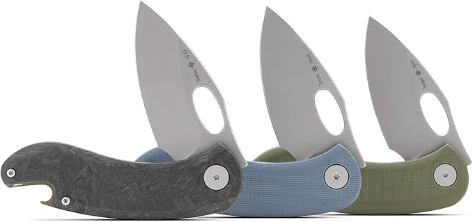 Drop + Eric Ochs Otter Titanium Liner Lock EDC Folding Pocket Knife with Integrated Bottle Opener