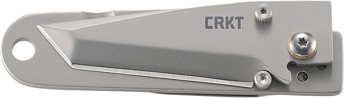 CRKT K.I.S.S. EDC Folding Pocket Knife: Compact Everyday Carry, Dual Grind Tanto, Frame Lock, Skeletonized Handle, Pocket Money Clip, Retail Packaging, 5500C