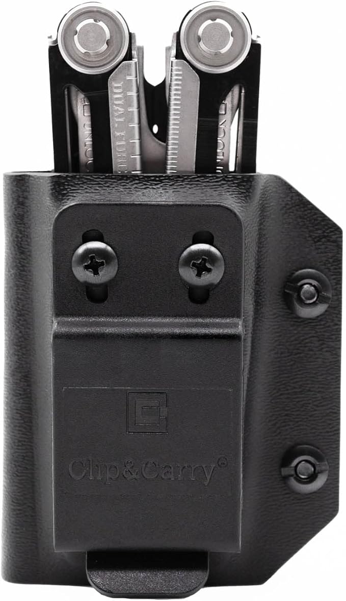 Clip & Carry Kydex Multitool Sheath for Gerber Dual-Force ~ Made in USA (Multi-Tool not Included) Multi Tool Holder Holster