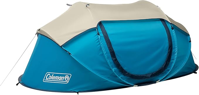 Coleman Pop-Up Instant Tent Sets Up in 10 Seconds, Portable & Lightweight 2/4 Person Tent with Adjustable Rainfly