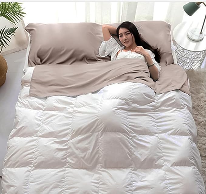 Sleeping Bag Liner Lightweight Compact Sleeping Bag Sack Portable Clean Travel Sheet Camping Sleep Sheet for Backpacking Hotel Hiking