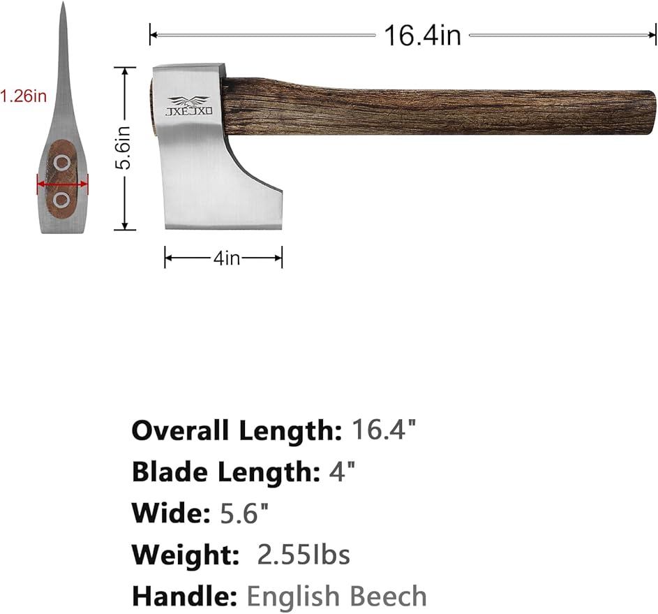 The Woopecker- 2Pack Professional Throwing Hatchet for Axe Throwing Competitions 1.58Lbs Head with 16.4" Handle