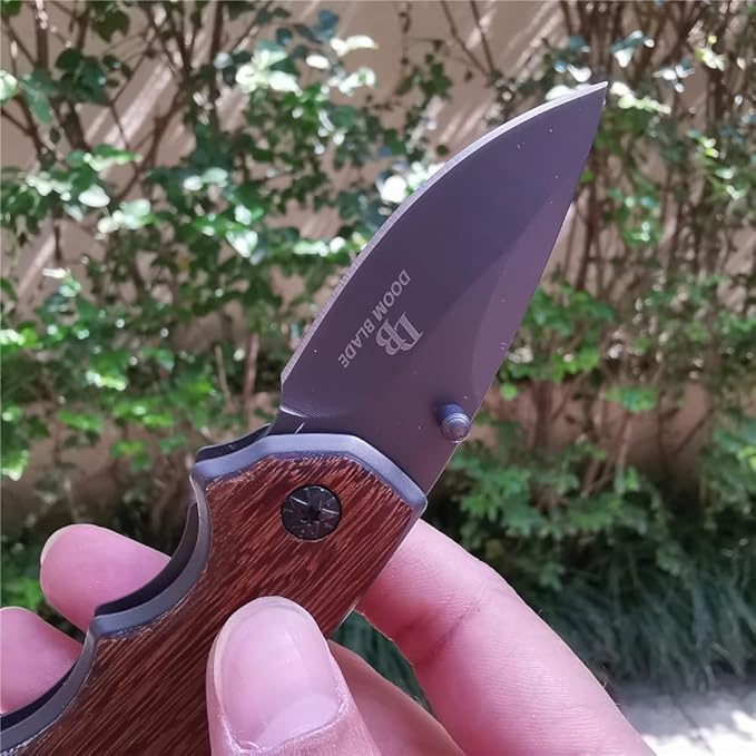 DOOM BLADE Portable Mini Folding Pocket Knife Safe Knives Outdoor Hunting Tactical EDC Survival Self Defense Tools