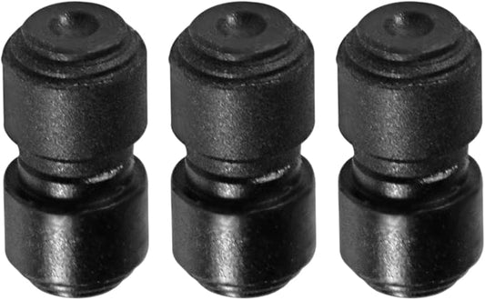 Replacement Anodized Titanium Thumb Stud Set, Custom Thumb Studs for Benchmade Bugout 535 Series Knives and 535S, 535GRY-1,535SGRY-1(3Pcs,Black)