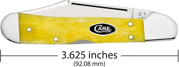 Case Cutlery CA20034: Copperlock Yellow Bone