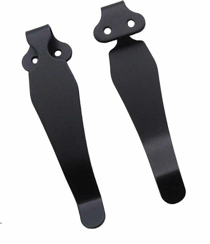 EDC Deep Carry Pocket Clips Replacement for Spyder C10 C11 C81, Folding Knife Clip for DIY Knives Maker,Pack of 2 pcs