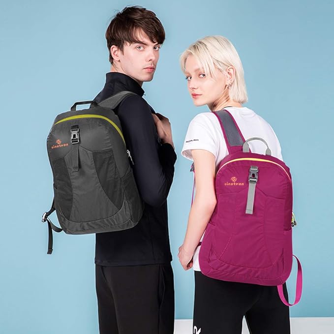 sinotron 22L Lightweight Packable Hiking Backpack, Small Hiking Backpack Day Pack for Women Men Travel Camping Vacation
