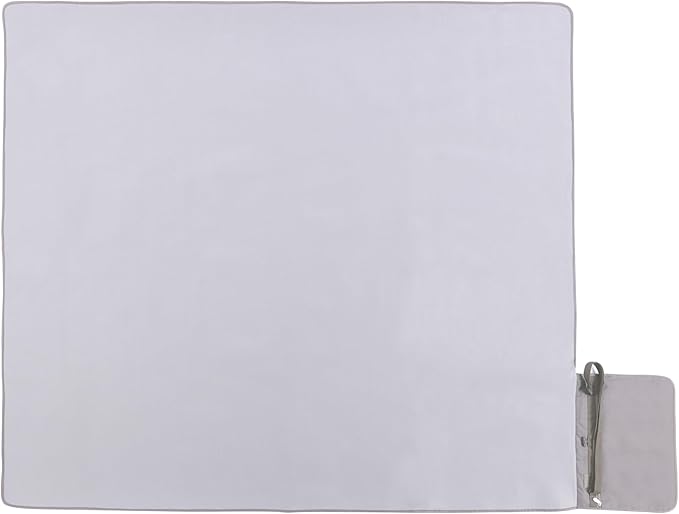 PICNIC TIME Blanket Tote XL Outdoor Picnic Blanket, Beach Blanket, Camping Blanket, (Greige)