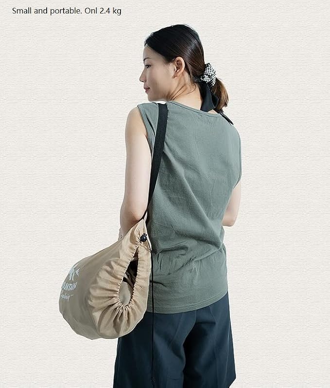 Yosogo Relax Anywhere with Our Self-Inflating Sofa - Fast Inflation, Detachable Air Pump, and Waterproof Design for Camping, Picnics, Hiking, Tent, and Home Use! (Brown)