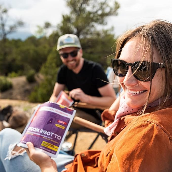 GOOD TO-GO Mushroom Risotto | Camping Food, Backpacking Food | Just Add Water Meals, Backpacking Meals | Dehydrated Meals Taste Better Than Freeze Dried Meals