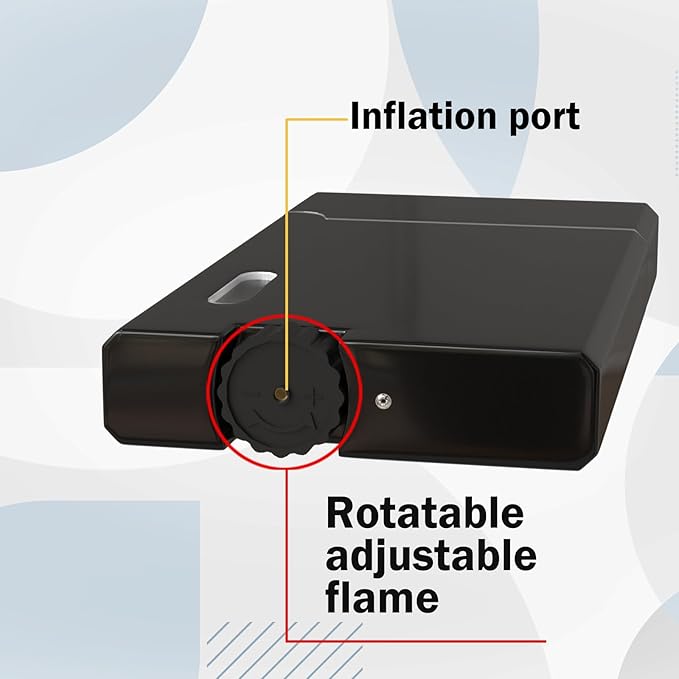 Anime Girl Windproof Flame Adjustable Lighter,Cool,Jet Torch Flame Lighters,Butane Refillable Torch,BBQ Candles Camping (No Butane Fuel)