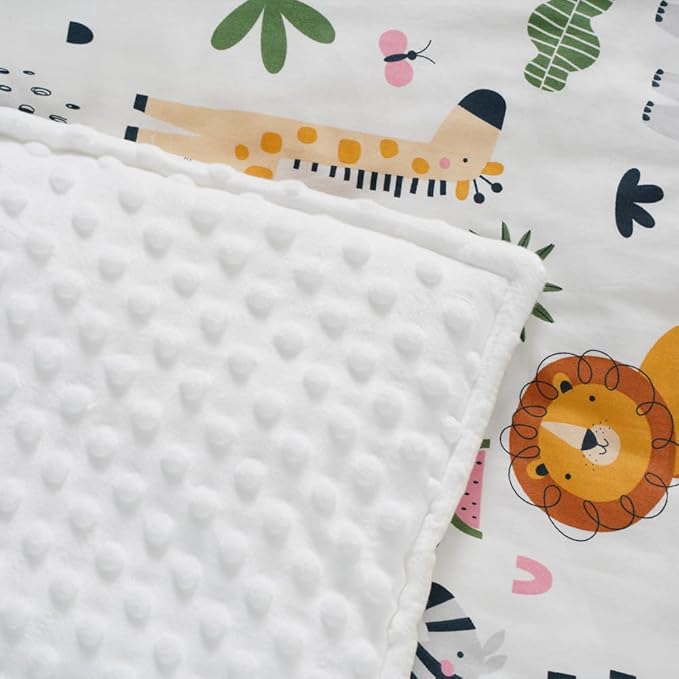 Bunnikins & Clover Toddler Nap Mat with Removable Pillow, Nap Mats for Preschool, Easy Clean Toddler Nap Pad for Kindergarten, Kids Sleeping Bag for Travel Camping