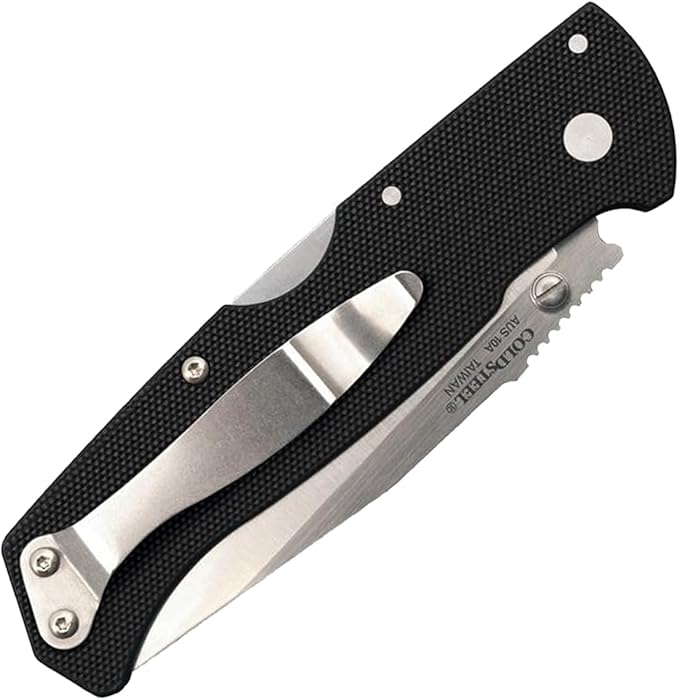 COLD STEEL Air Lite 3.5" AUS10A Tanto Point Blade 4.5" G-10 Handle Everyday Carry Compact Pocket Folding Knife w/Tri-Ad Lock