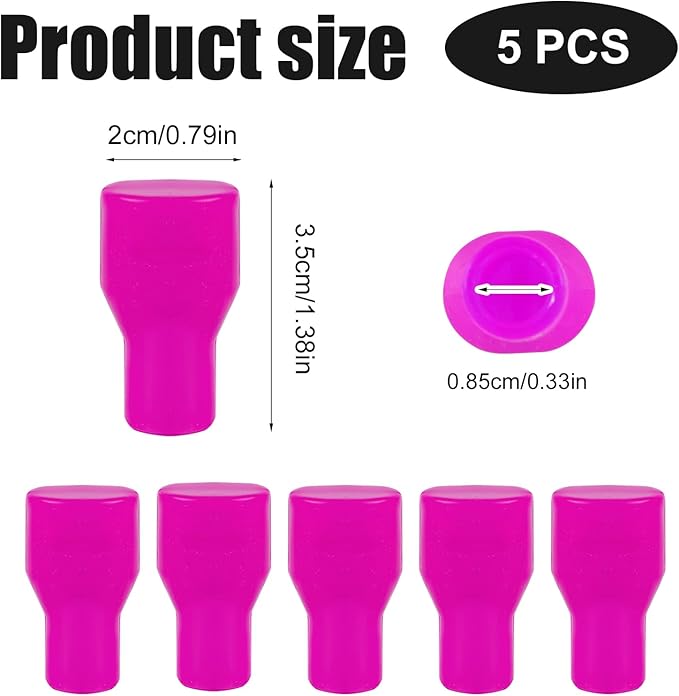 5pcs Bite Valve Replacements for Camelbak, Dust Cover Mouthpiece Hose Connector Replacement Bite Valve Accessories Replacement for Camelbak Hydration Bladder