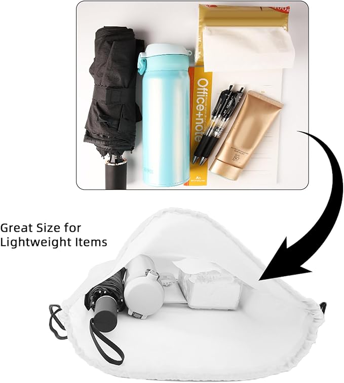 GoodtoU Drawstring Backpacks, Drawstring Bags Nylon Backpack Draw String Back Bag Bulk Cinch Sack Drawstring Gym Bag drawstring Backpack for Sport, Traveling, Team (White, 48Pcs)