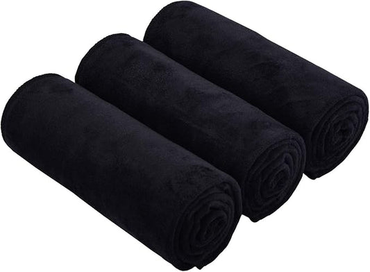 Gyms Towels for Men & Women Microfiber Exercise Fitness Home Absorbent Sweat Yoga Towels Sports Towels Soft Fast Drying 16inch x32inch 3-pack