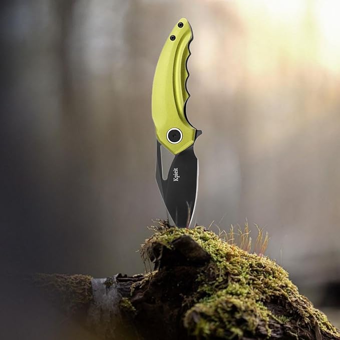 Folding Pocket Knife For Men Women- Stainless Steel, Durability,Compact, Amazingly Convenient Aluminum Handle For Everyday Carry(Oliver)