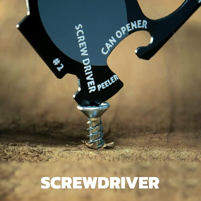 LIMITED EDITION: MATTE RED Wallet Ninja - 18 in 1 Credit Card Sized Multitool (TSA Airplane Approved)