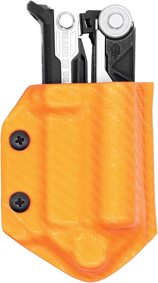 Clip & Carry Kydex Multitool Sheath for Gerber Center-Drive w/Optional Bit Sidecar Holder ~ Made in USA (Multi-Tool & Bits not Included) Multi Tool Holster
