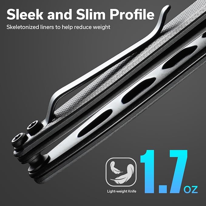 SENCUT Small Pocket Knife for Men, Front Flipper knife for EDC, Jubil Folding Knives with 2.95 inches D2 blade, G10 Handle with Liner Lock, Slim Gentleman’s knives for Gift (Black)