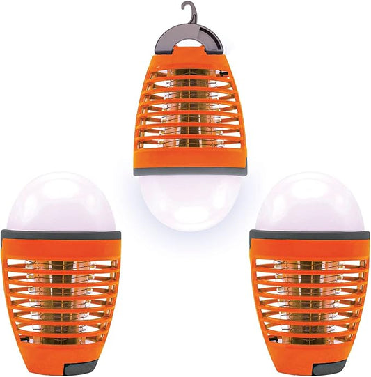Himalayan Glow Camping Lantern, LED Night 360° of Brightness, Rechargeable Hiking Gear, Hanging Light-2 Count, (Pack of 2)