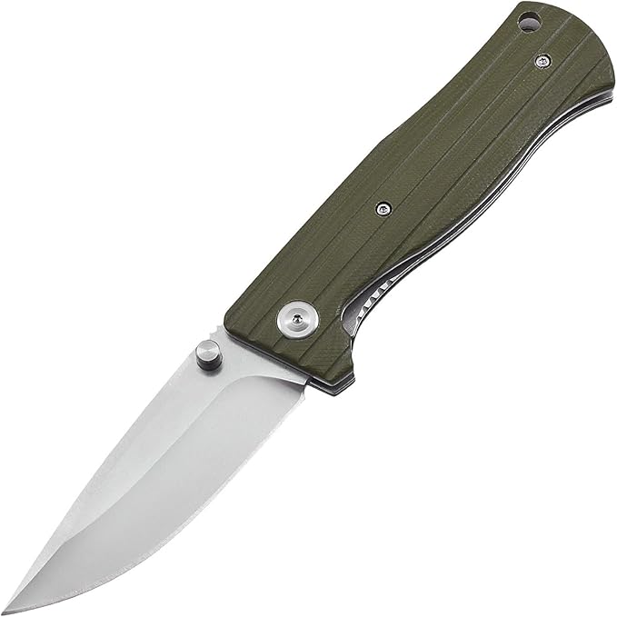 Grand Way Pocket Folding Knife for Men - Military Utility Outdoor Tactical Survival Knifes with Clip - Best Self Defense EDC Flip Knives for Camping Army Work & Hiking Z-7