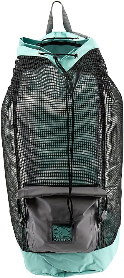 AKONA Huron DX Heavy Duty Mesh Backpack with Dry Bag