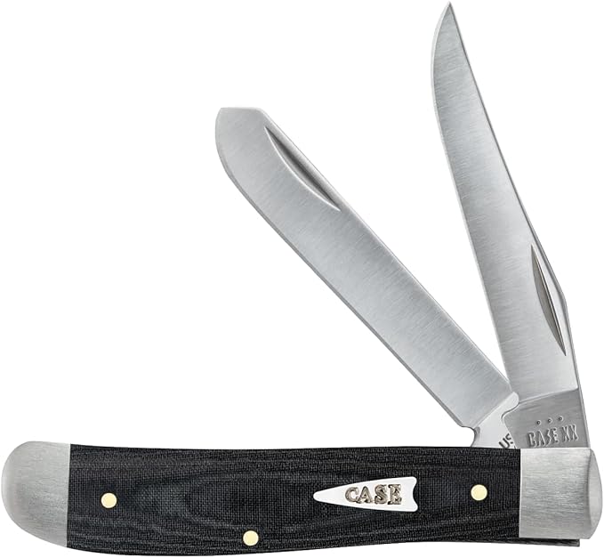 Case Cutlery CA27822: Mini Trapper Black Micarta