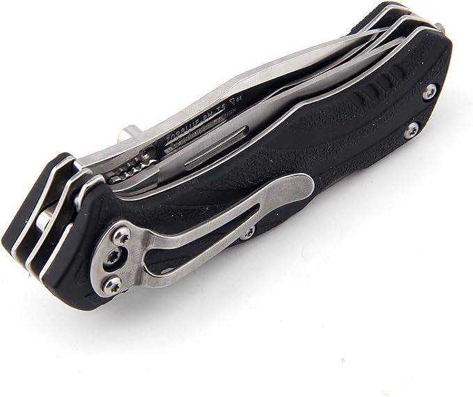 Sanrenmu 7098 Liner Lock Pocket Folding Knife Multitools 12C27 Blade PA66+GF Handle
