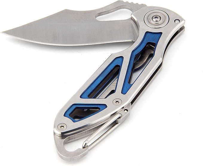 Sanrenmu 7033 Frame Lock Pocket Hunting Folding Knife Stainless Steel Blade Handle